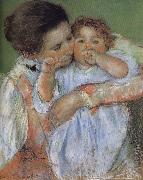 Mary Cassatt Mother and son oil painting reproduction